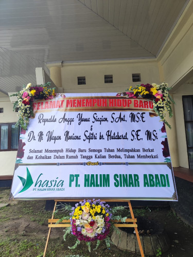 Papan Bunga Pernikahan Palangkaraya