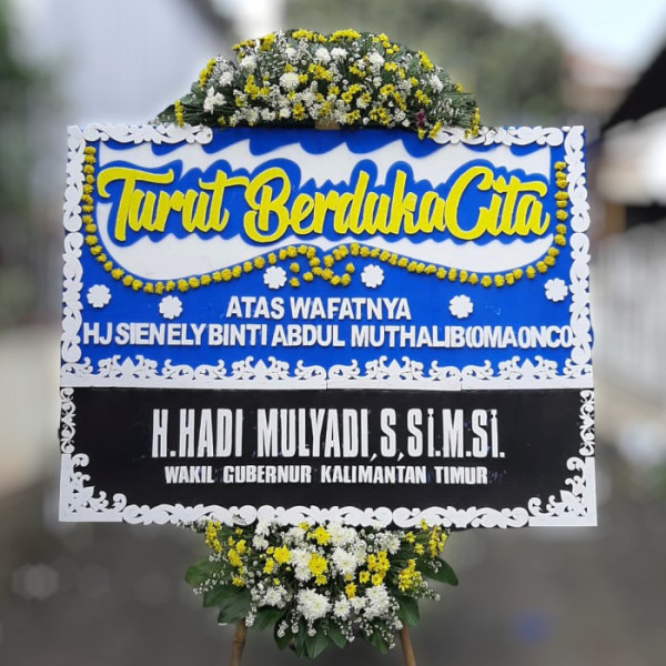 Karangan Bunga Duka Cita aula korem 102 panju panjung